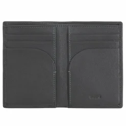 DuDu Herrengeldbörsen Hochformat<Capri Geldbörse RFID Schutz Leder 8 cm anthracite mosaic