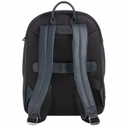 Outlet DuDu Casablanca Daypack Leder 40 cm Laptopfach navy