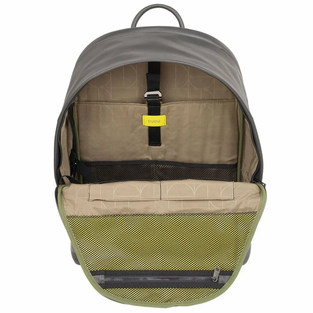 Sale DuDu Casablanca Daypack Leder 40 cm Laptopfach anthracite