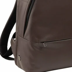 DuDu Lederrucksäcke|Daypacks<Casablanca Daypack Leder 40 cm Laptopfach coffee brown