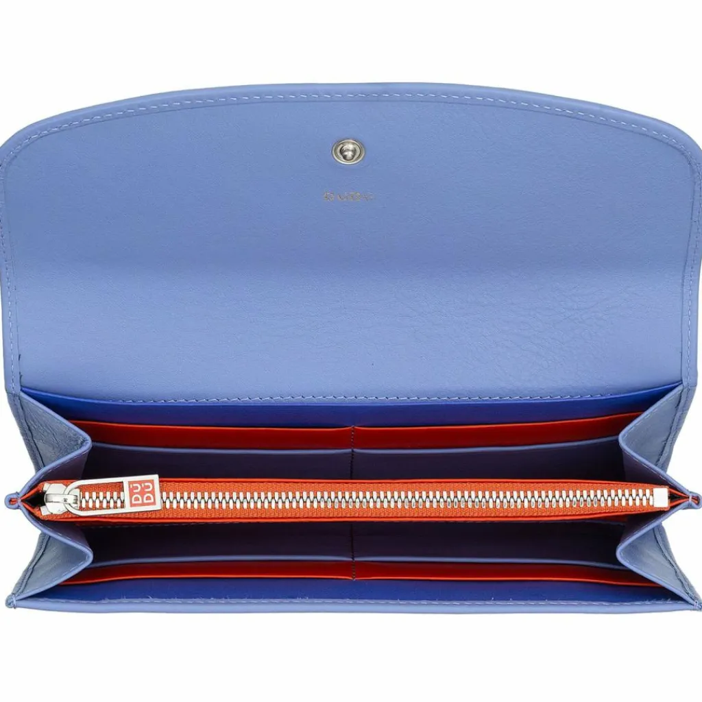 New DuDu Colorful Gandia Geldbörse RFID Leder 19 cm pastellblau