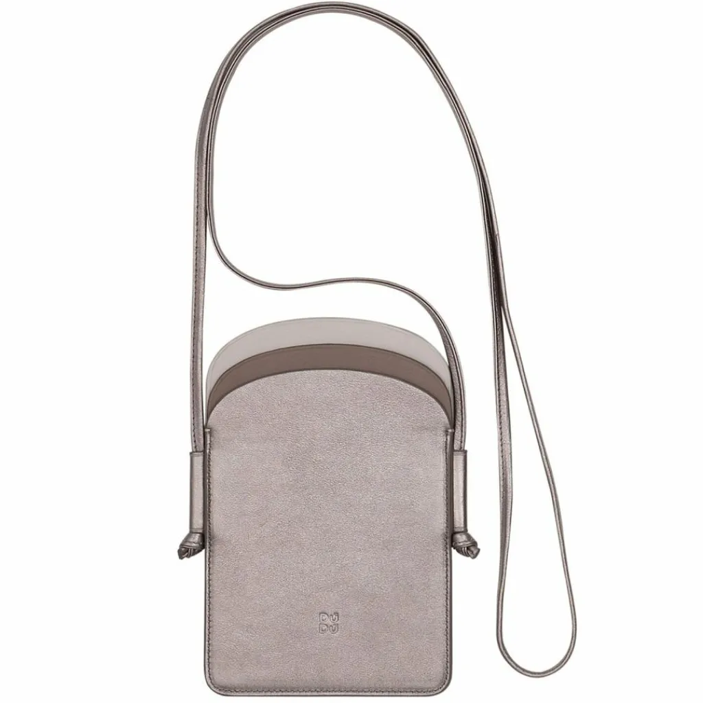 DuDu Handytaschen<Colorful Minorca Handytasche Leder 12 cm silber