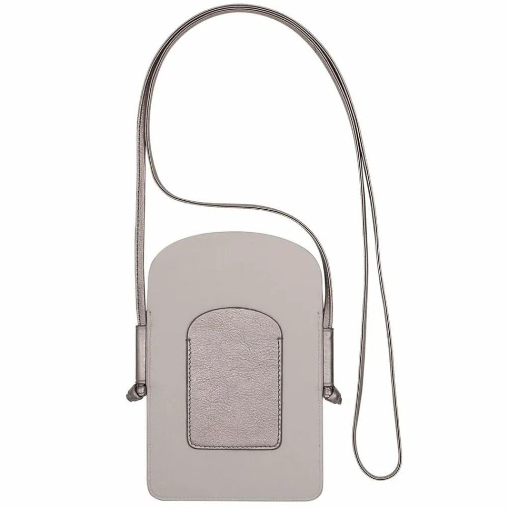 DuDu Handytaschen<Colorful Minorca Handytasche Leder 12 cm silber