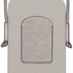 DuDu Handytaschen<Colorful Minorca Handytasche Leder 12 cm silber