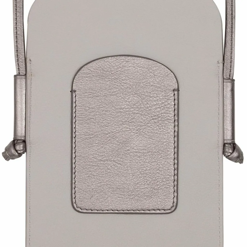 DuDu Handytaschen<Colorful Minorca Handytasche Leder 12 cm silber