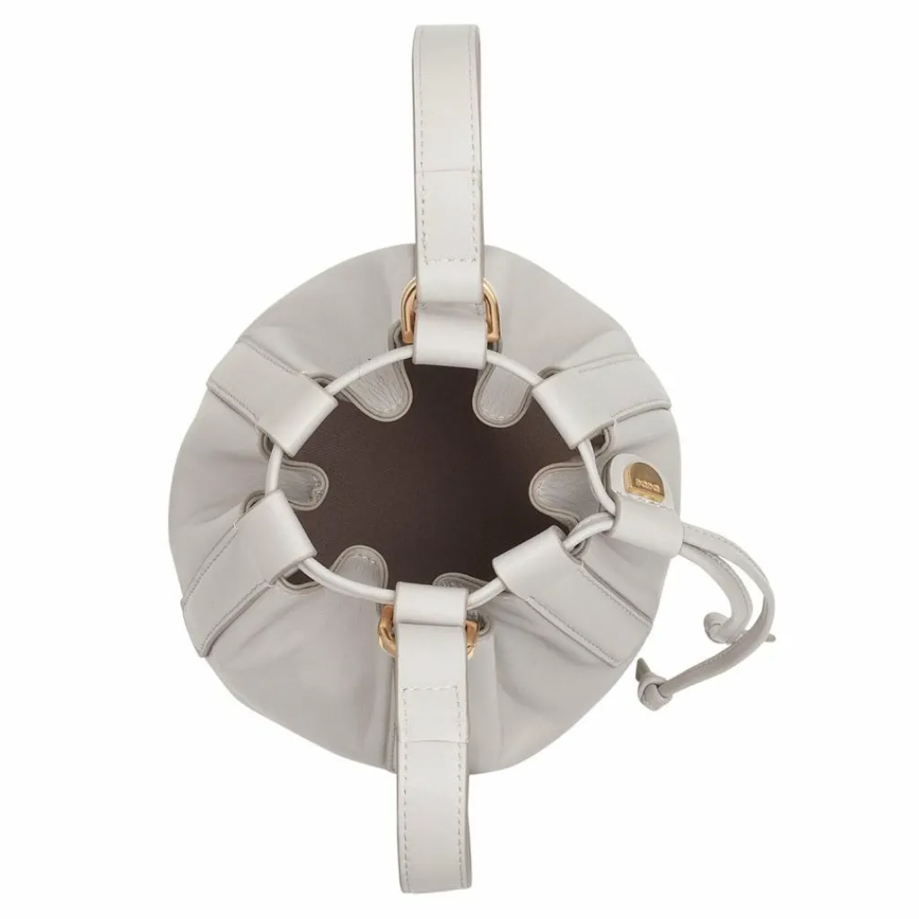 Discount DuDu Filicudi Beuteltasche Leder 14 cm pearl grey