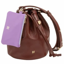 Hot DuDu Filicudi Beuteltasche Leder 14 cm chocolate