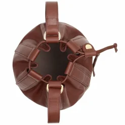 DuDu Beuteltaschen|Umhängetaschen<Filicudi Beuteltasche Leder 19 cm chocolate