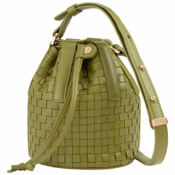 DuDu Filicudi Beuteltasche Leder 14 cm olive