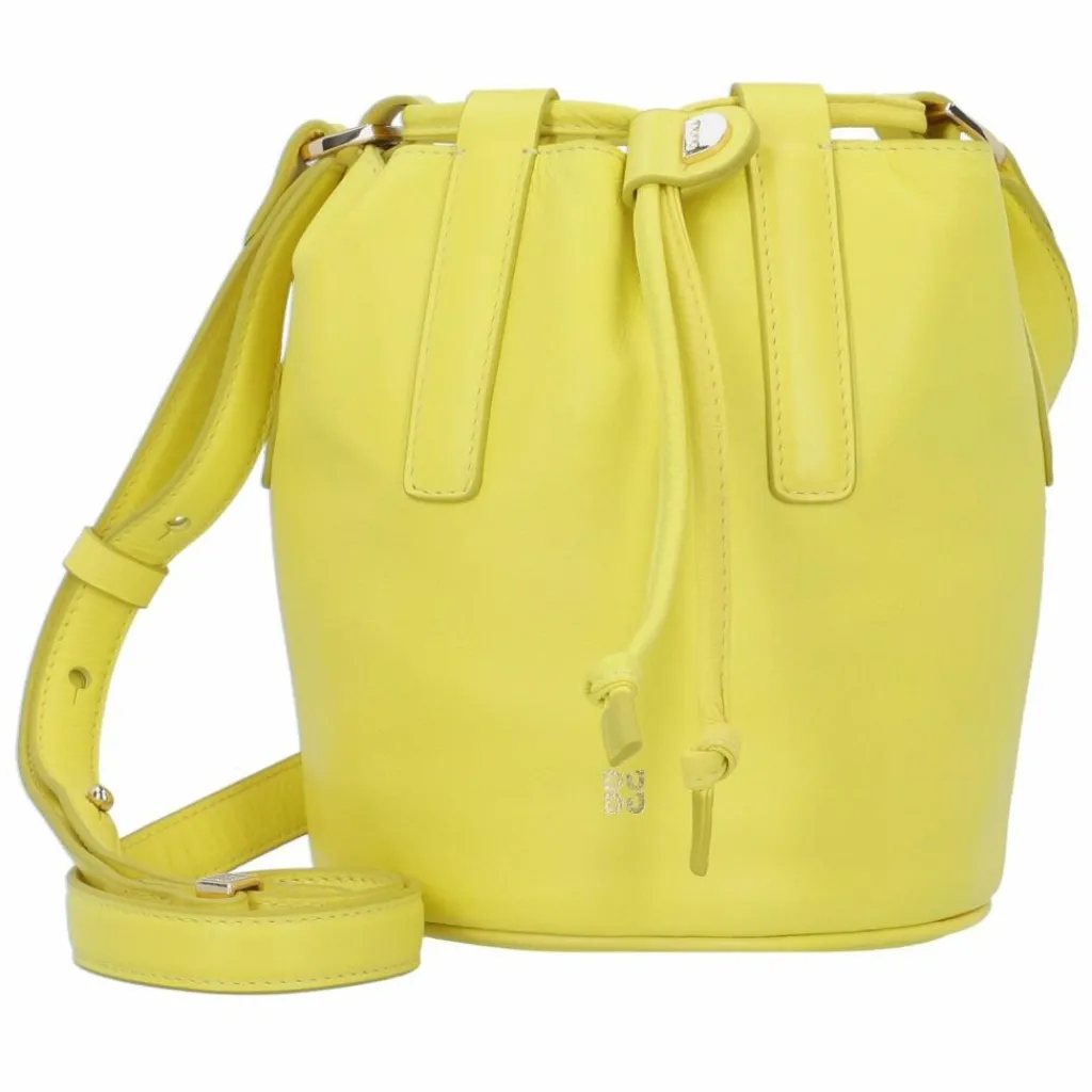 DuDu Beuteltaschen|Umhängetaschen<Filicudi Beuteltasche Leder 14 cm citrus yellow