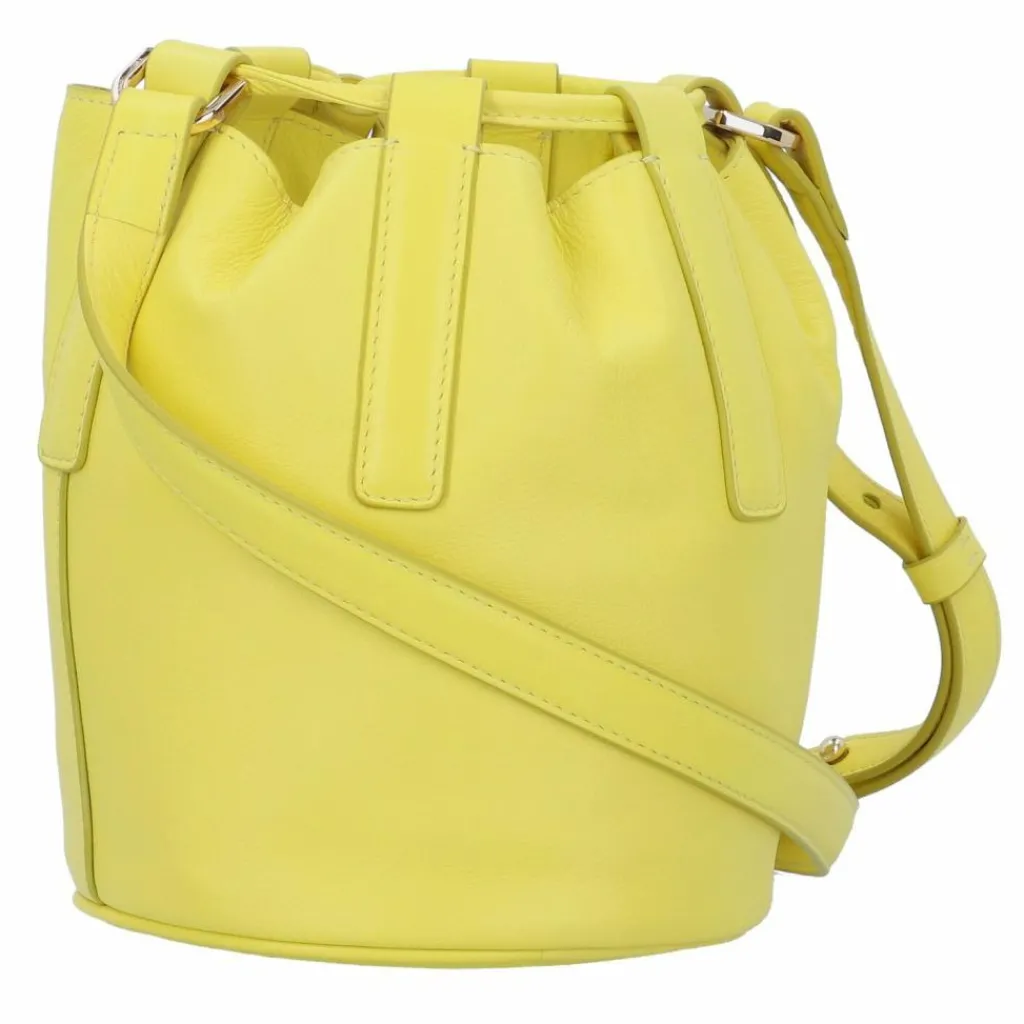 DuDu Beuteltaschen|Umhängetaschen<Filicudi Beuteltasche Leder 14 cm citrus yellow