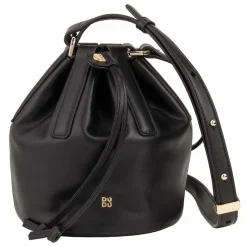 DuDu Filicudi Beuteltasche Leder 14 cm black