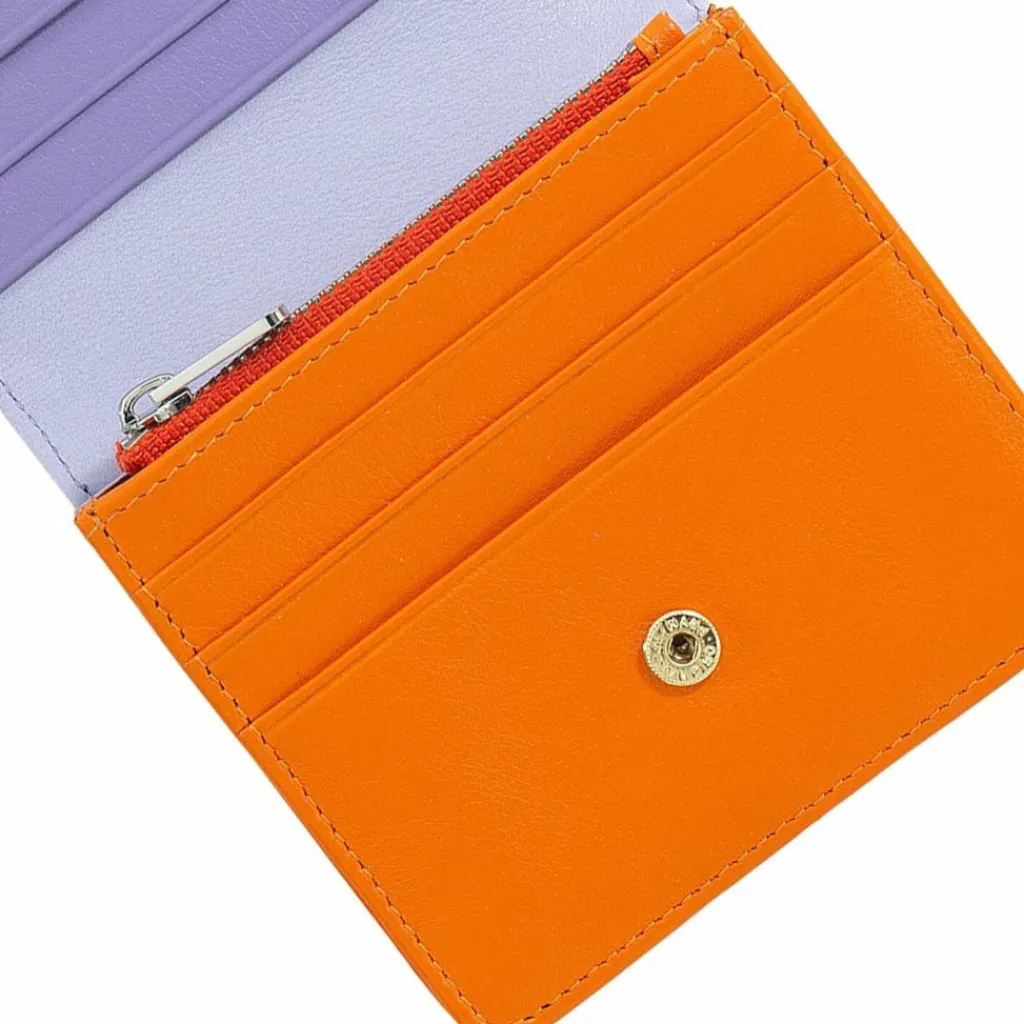 Clearance DuDu Flores Geldbörse Leder 10 cm provence lilac