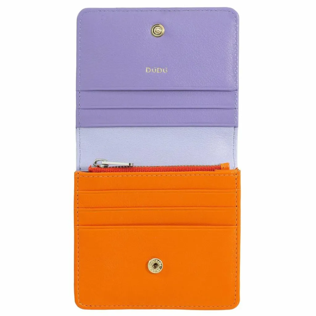 Clearance DuDu Flores Geldbörse Leder 10 cm provence lilac