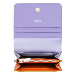 Clearance DuDu Flores Geldbörse Leder 10 cm provence lilac