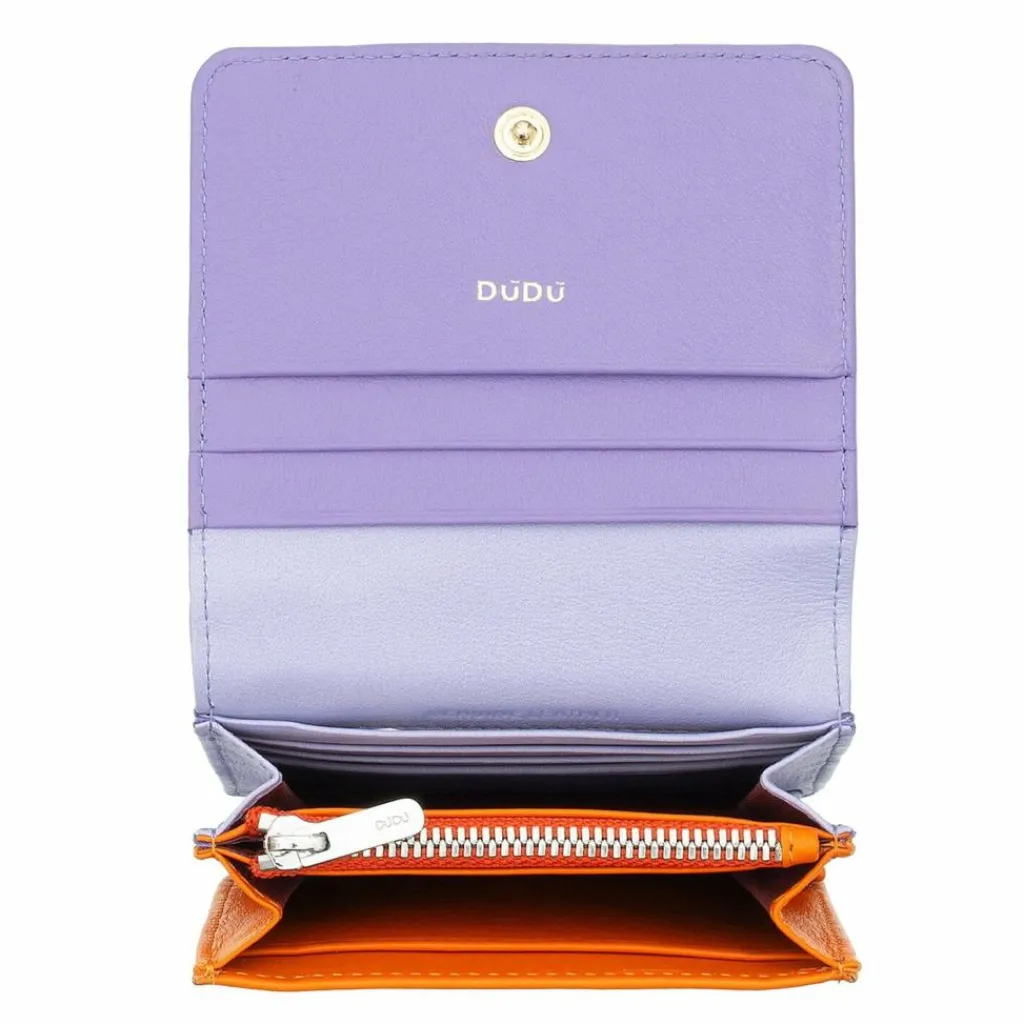 Clearance DuDu Flores Geldbörse Leder 10 cm provence lilac