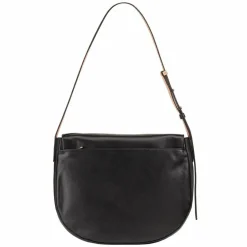 DuDu Schultertaschen|Henkeltaschen<Formentera Schultertasche Leder 34 cm black rose