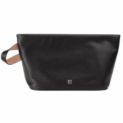 DuDu Kosmetiktaschen<Fuerteventura Kosmetiktasche Leder 28 cm schwarz rose