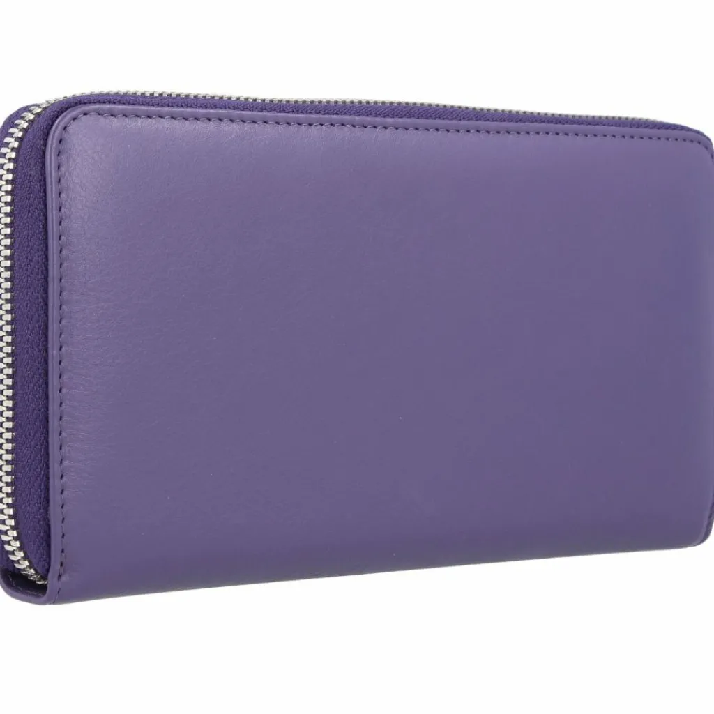 New DuDu Geldbörse Leder 19 cm mauve