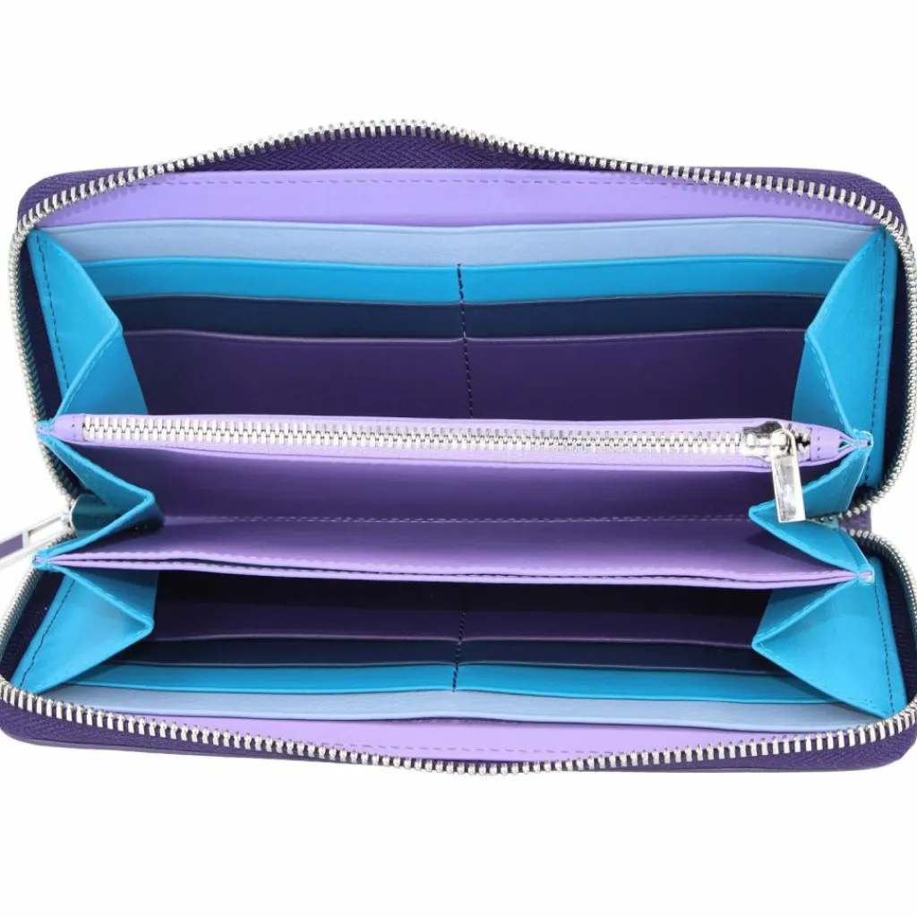 New DuDu Geldbörse Leder 19 cm mauve