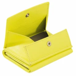 DuDu Herrengeldbörsen Querformat<Geldbörse Leder 10 cm citrus yellow
