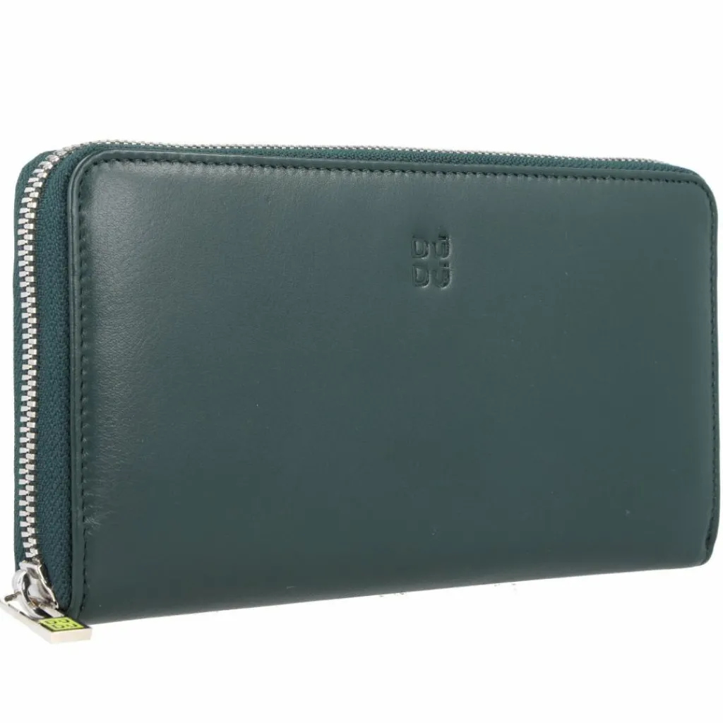 DuDu Herrengeldbörsen Querformat|Damengeldbörsen Querformat<Geldbörse Leder 19 cm mangrove