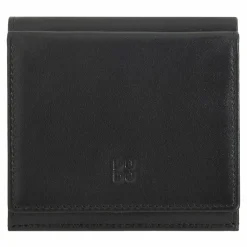 DuDu Herrengeldbörsen Hochformat|Damengeldbörsen Hochformat<Geldbörse Leder 9,5 cm black pop