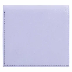 Best DuDu Geldbörse Leder 9,5 cm black-lavander