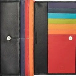 Best DuDu Geldbörse Leder 19 cm schwarz