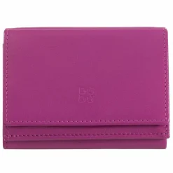 New DuDu Geldbörse Leder 10 cm fuchsia