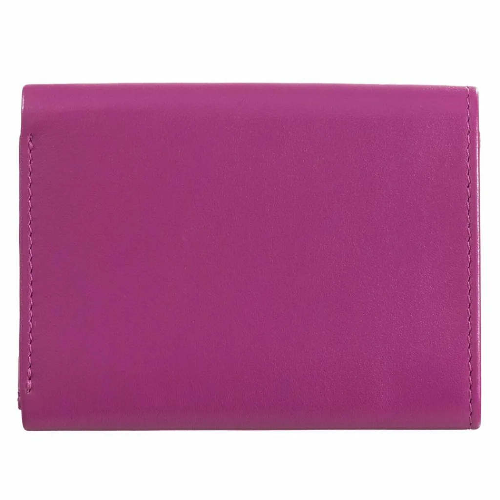 New DuDu Geldbörse Leder 10 cm fuchsia
