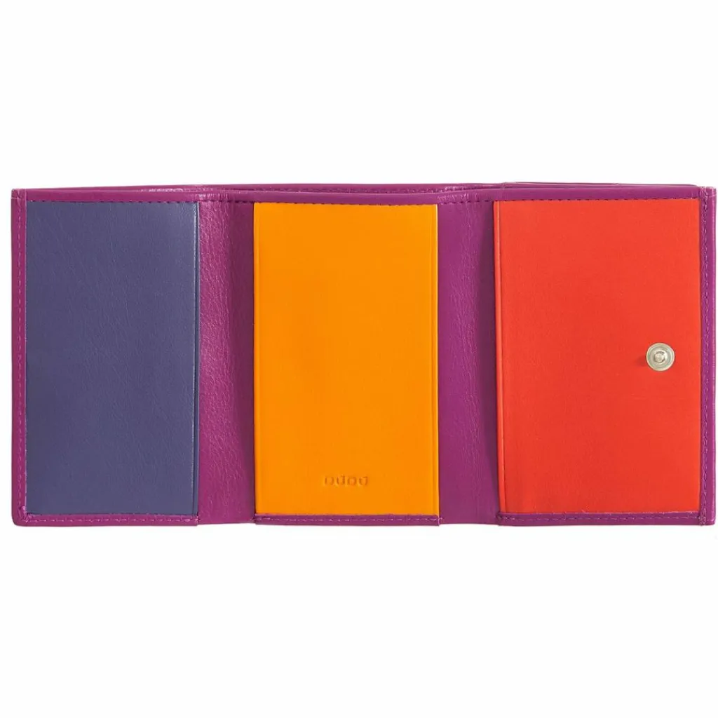 New DuDu Geldbörse Leder 10 cm fuchsia