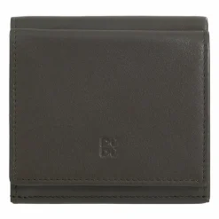 Clearance DuDu Geldbörse Leder 9,5 cm coffee brown