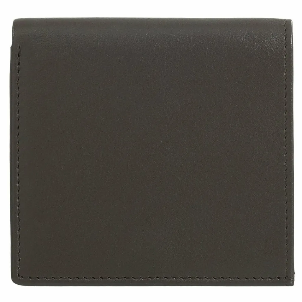 Clearance DuDu Geldbörse Leder 9,5 cm coffee brown