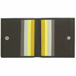 Clearance DuDu Geldbörse Leder 9,5 cm coffee brown