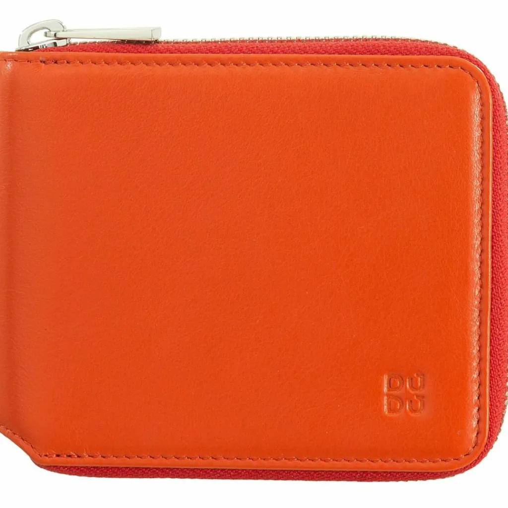 Clearance DuDu Geldbörse Leder 11 cm pumpkin