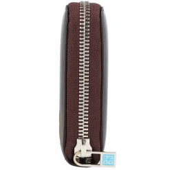 Hot DuDu Geldbörse Leder 19 cm dunkelbraun