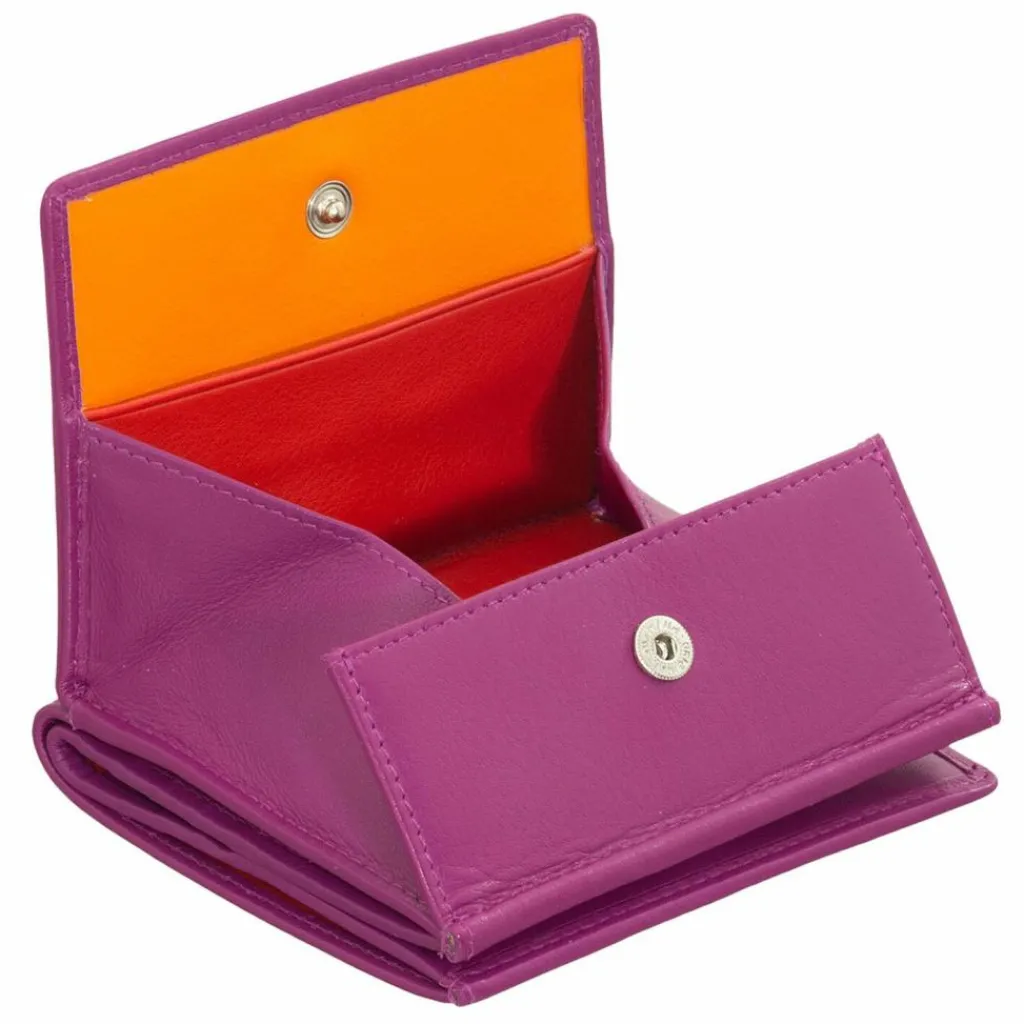 DuDu Herrengeldbörsen Hochformat|Damengeldbörsen Hochformat<Geldbörse Leder 9,5 cm fuchsia