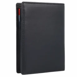 Discount DuDu Geldbörse RFID Leder 9,5 cm navy