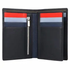 Discount DuDu Geldbörse RFID Leder 9,5 cm navy