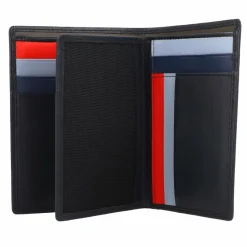 Discount DuDu Geldbörse RFID Leder 9,5 cm navy