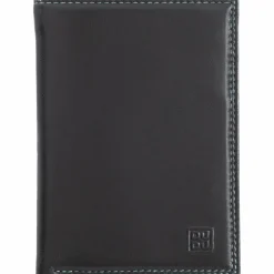 Hot DuDu Geldbörse RFID Leder 9,5 cm schwarz