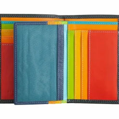 Hot DuDu Geldbörse RFID Leder 9,5 cm schwarz