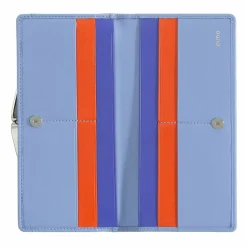 Outlet DuDu Geldbörse RFID Schutz Leder 19.5 cm pastellblau