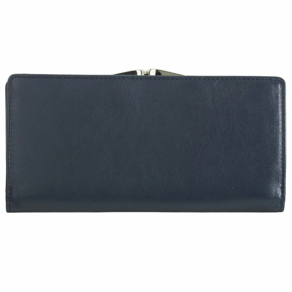 Sale DuDu Geldbörse RFID Schutz Leder 19.5 cm navy