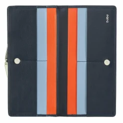 Sale DuDu Geldbörse RFID Schutz Leder 19.5 cm navy
