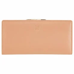 DuDu Damengeldbörsen Querformat<Geldbörse RFID Schutz Leder 19.5 cm puder rosa