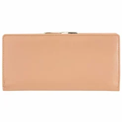 DuDu Damengeldbörsen Querformat<Geldbörse RFID Schutz Leder 19.5 cm puder rosa