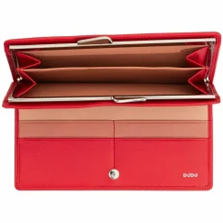 DuDu Damengeldbörsen Querformat<Geldbörse RFID Schutz Leder 19.5 cm flame red