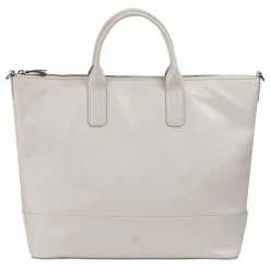 DuDu Shopper|Henkeltaschen<Halmahera Shopper Tasche Leder 40 cm pearl grey
